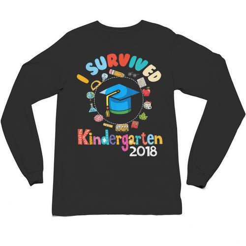 2018 Kindergarten Graduation Graduate Boys Girls Shirt Unisex Long Sleeve T-Shirt - Best Gift Smart