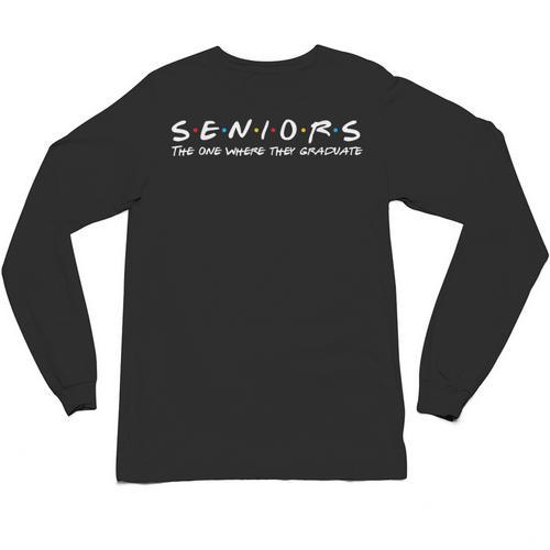 2023 Seniors The One Where They Graduate Graduation Class Unisex Long Sleeve T-Shirt - Best Gift Smart
