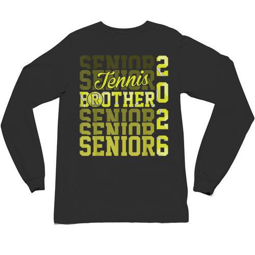 2026 Tennis Senior Brother Graduation Matching Family Unisex Long Sleeve T-Shirt - Best Gift Smart