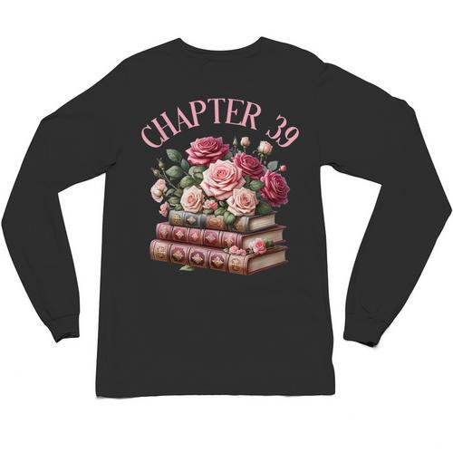 39th Birthday Chapter 39 Birthday Shirt Women Book Lover Unisex Long Sleeve T-Shirt - Bookorys CA