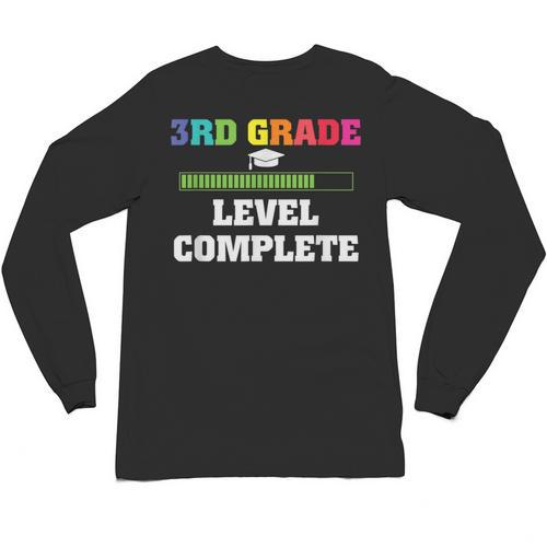 3rd Grade Level Complete Third Grade Graduation Unisex Long Sleeve T-Shirt - Best Gift Smart