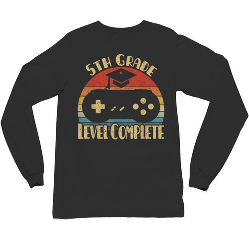 5th Grade Graduation Level Complete Unisex Long Sleeve T-Shirt - Best Gift Smart