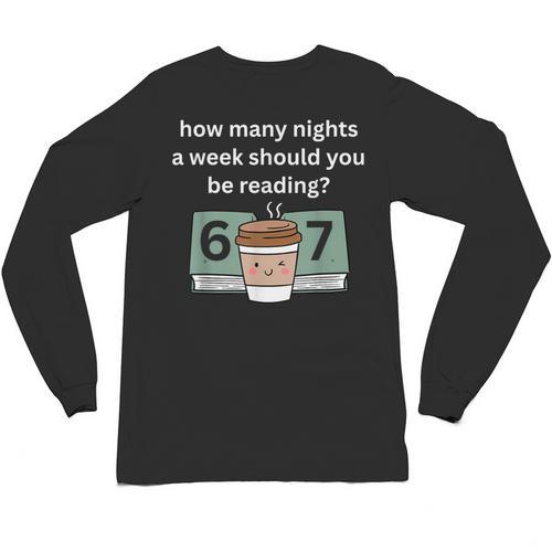 67 Meme English Teacher Reading Book Lover Humor Unisex Long Sleeve T-Shirt - Bookorys