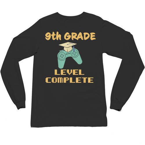 9th Grade Graduate Boys Girls Gamer Ninth Grade Graduation Unisex Long Sleeve T-Shirt - Best Gift Smart
