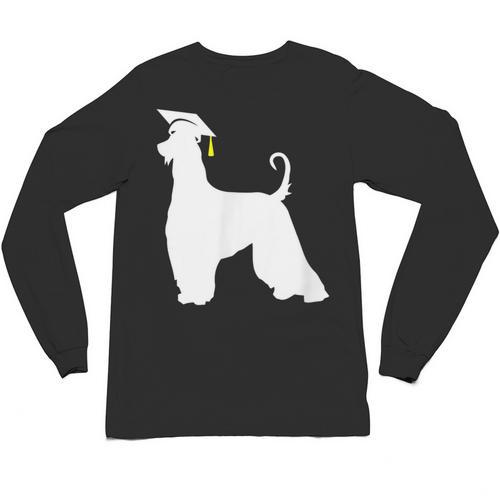 Afghan Hound Graduation Dog Graduate Men Women Kids Unisex Long Sleeve T-Shirt - Best Gift Smart