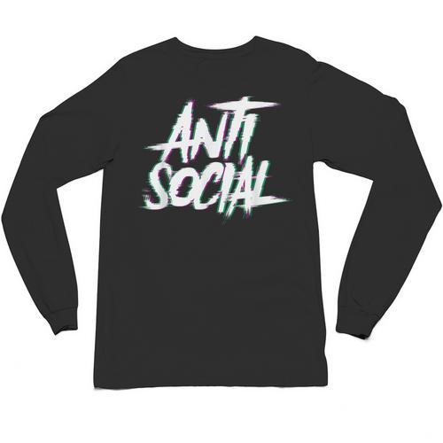 Anti Social Anti Social Club Introvert People Hate Unisex Long Sleeve T-Shirt - Raresse
