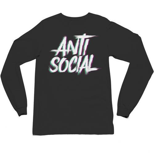 Anti Social Anti Social Club Introvert People Haters Unisex Long Sleeve T-Shirt - Raresse