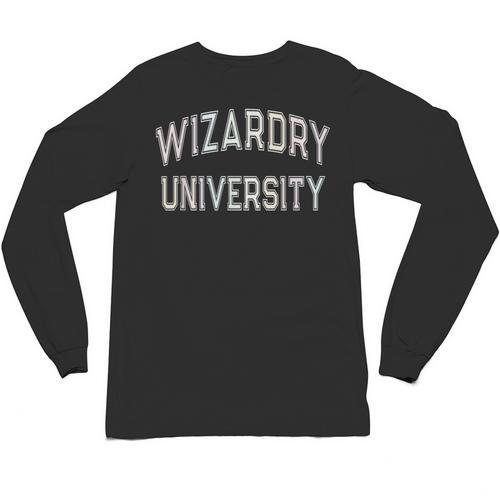 Anti Social WIZARDRY UNIVERSITY Introvert Stay Away Unisex Long Sleeve T-Shirt - Raresse