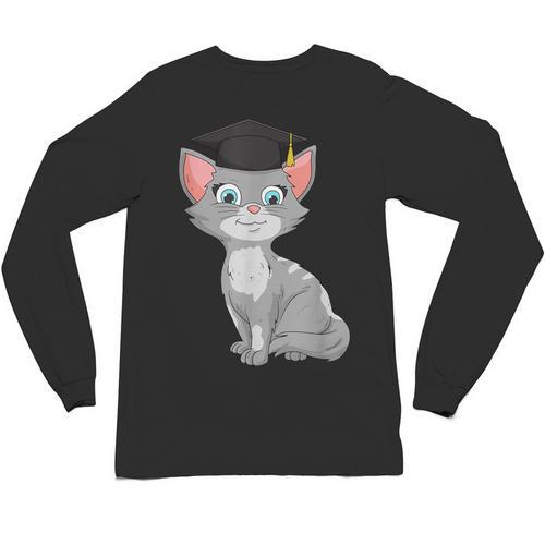 Bachelor Master Cats Graduation 2026 Graduate Unisex Long Sleeve T-Shirt - Best Gift Smart