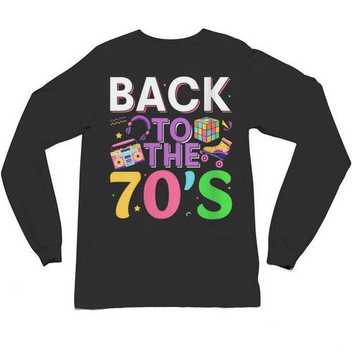 Back To The 70's Mixtape Era Nostalgia Retro 1970 70's Style Unisex Long Sleeve T-Shirt - Figerry