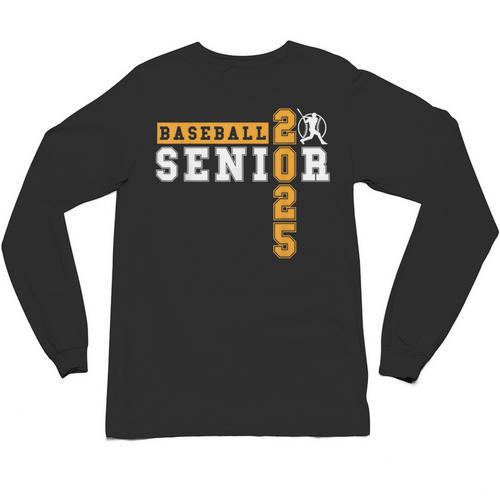 Baseball Senior Night Baseball Senior 2025 Graduation 11 Unisex Long Sleeve T-Shirt - Best Gift Smart