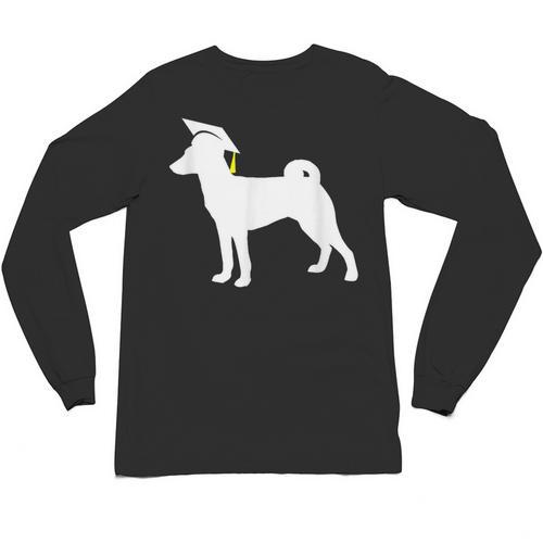 Basenji Graduation Dog Graduate Unisex Long Sleeve T-Shirt - Best Gift Smart