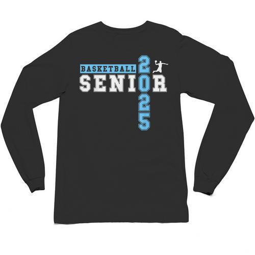Basketball Senior Night Basketball Senior 2025 Graduation 40 Unisex Long Sleeve T-Shirt - Best Gift Smart