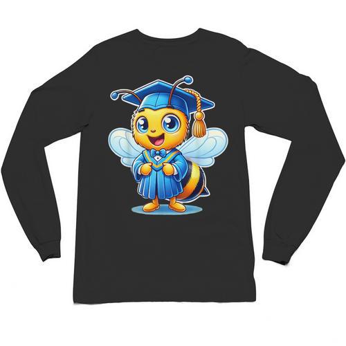 Bee Graduation Cute Kindergarten Elementary High School Unisex Long Sleeve T-Shirt - Best Gift Smart