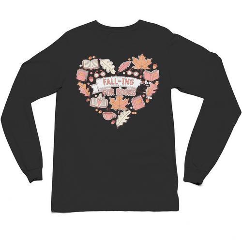Big Book And Fall Heart Unisex Long Sleeve T-Shirt - Bookorys CA