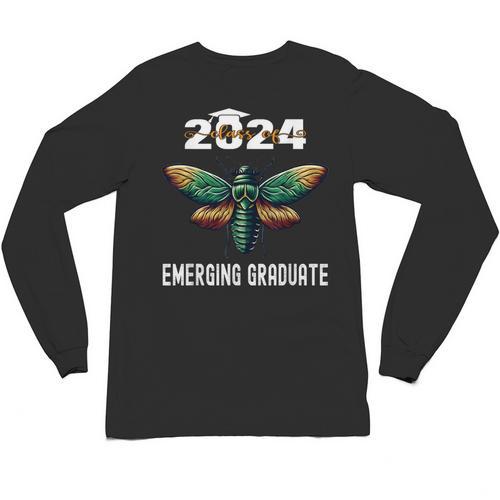 Biology Class Of 2024 Emerging Graduation For Him Unisex Long Sleeve T-Shirt - Best Gift Smart