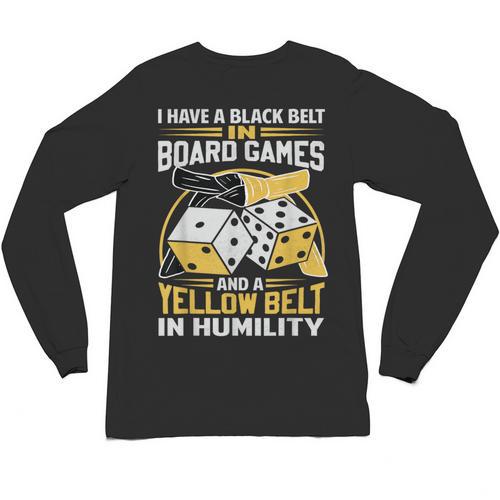 Board Game Saying Shy Introvert Geeks Unisex Long Sleeve T-Shirt - Raresse