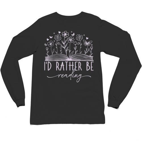 Book Lover Library Reading Bookish Literature Reader Unisex Long Sleeve T-Shirt - Bookorys DE