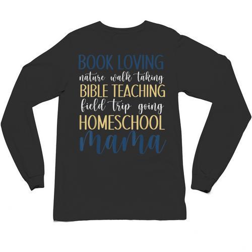Book Loving Nature Walk Taking Bible Teaching Field Trip Unisex Long Sleeve T-Shirt - Bookorys UK