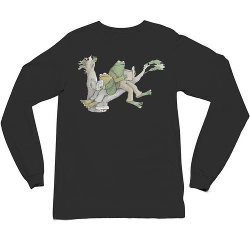 Book Shirt Frog Toad Vintage Book Frog Unisex Long Sleeve T-Shirt - Bookorys DE