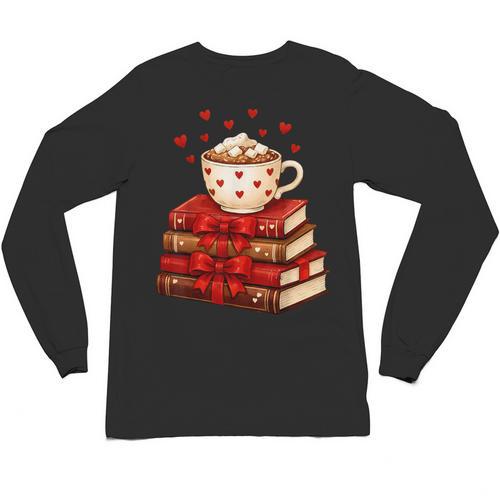 All Booked For Valentine’s Day Reading Teacher Unisex Long Sleeve T-Shirt - Bookorys UK