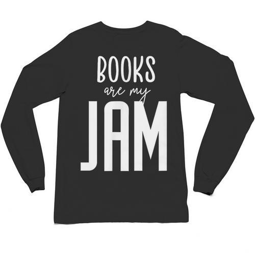 Books Are My Jam Graphic For Introverts Unisex Long Sleeve T-Shirt - Raresse