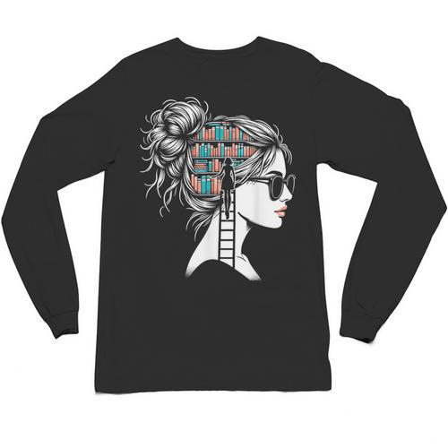 Bookworm Book Nerd Librarian Bookish Librarian Unisex Long Sleeve T-Shirt - Bookorys DE