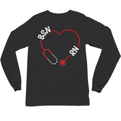 BSN RN Nurse Graduation Nursing Essentials BSN Nurses Unisex Long Sleeve T-Shirt - Best Gift Smart