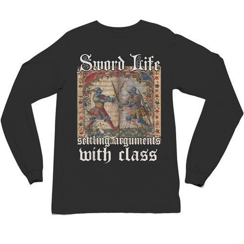 Buhurt Hourly Book Epic Knight Fight In Armor Buhurt Unisex Long Sleeve T-Shirt - Bookorys AU