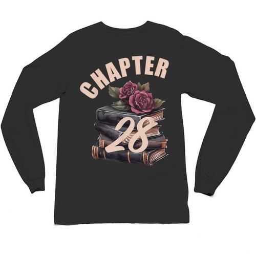 Chapter 28 28th Birthday Women Book Lovers Its My Birthday Unisex Long Sleeve T-Shirt - Bookorys