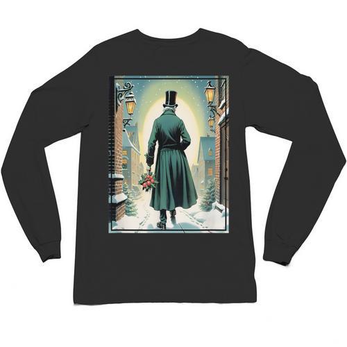 Charles Dickens Christmas Classic Book Ebeneezer Scrooge -Adults Kids Small Short Sleeve T-Shirt Unisex Long Sleeve T-Shirt - Bookorys DE