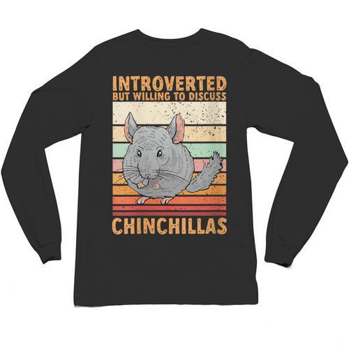 Chinchilla Owner Introvert Chinchilla Unisex Long Sleeve T-Shirt - Raresse