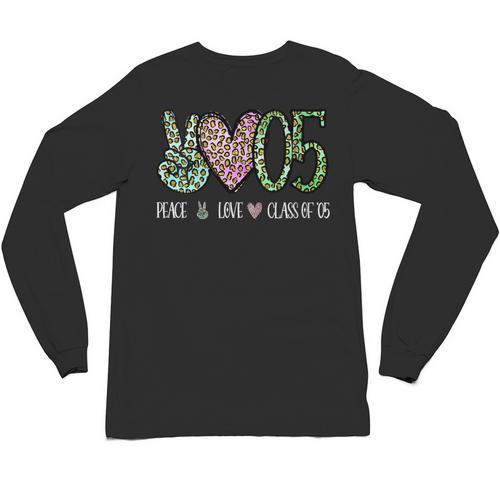 Class Of 2005 Shirt Leopard Senior Graduation Class Reunion Unisex Long Sleeve T-Shirt - Best Gift Smart