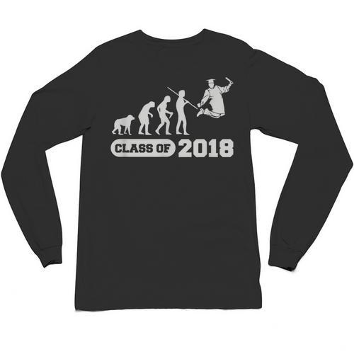 Class Of 2018 Graduation Evolution Unisex Long Sleeve T-Shirt - Best Gift Smart
