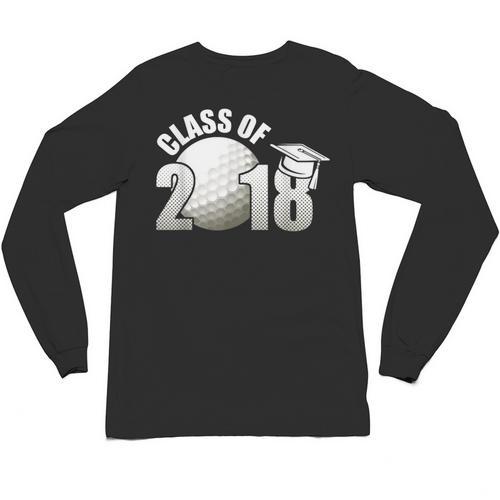 Class Of 2018 Shirts Graduation Senior Golf Unisex Long Sleeve T-Shirt - Best Gift Smart