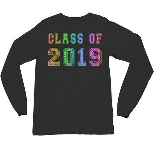Class Of 2019 High School Graduation Date Graduate Unisex Long Sleeve T-Shirt - Best Gift Smart