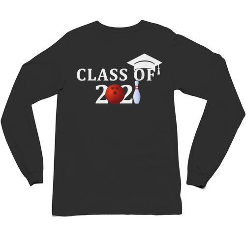 Class Of 2021 Graduation For Him Her Bowling Unisex Long Sleeve T-Shirt - Best Gift Smart