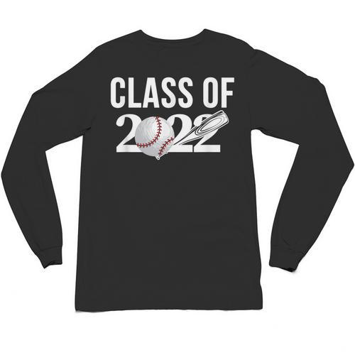 Class Of 2022 Graduation Senior Baseball Player Unisex Long Sleeve T-Shirt - Best Gift Smart
