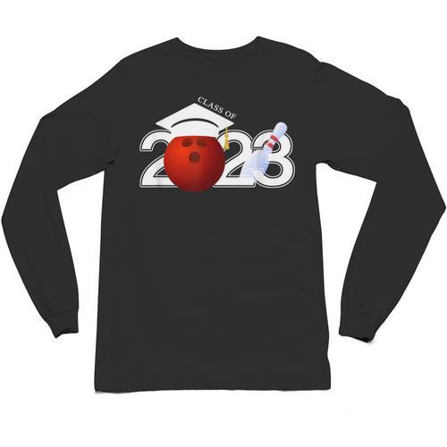 Class Of 2023 Graduation For Him Her Bowling Unisex Long Sleeve T-Shirt - Best Gift Smart