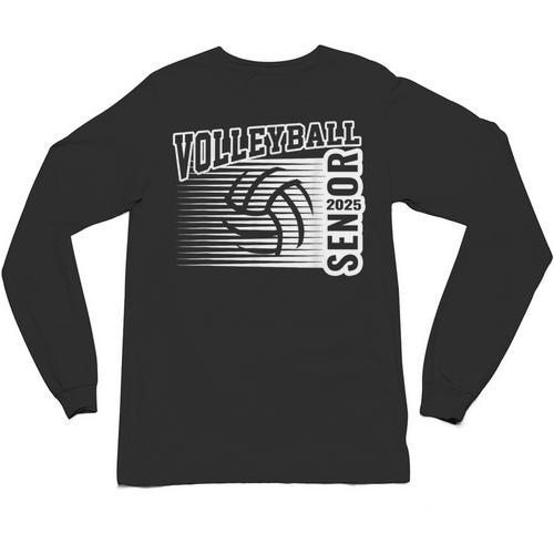 Class Of 2025 Volleyball Senior Class 25 Graduation Unisex Long Sleeve T-Shirt - Best Gift Smart