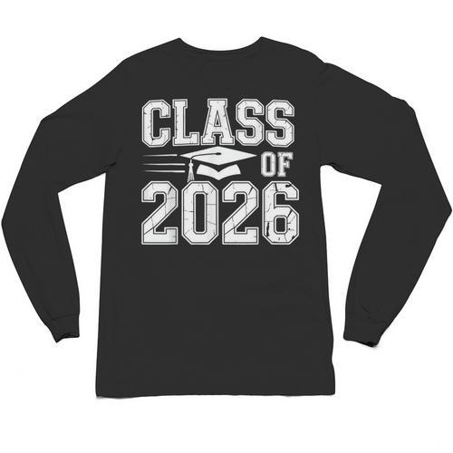 Class Of 2026 Graduation Senior School Pride Unisex Long Sleeve T-Shirt - Best Gift Smart