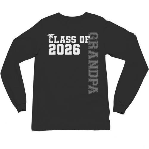 Class Of 2026 Proud Grandpa Of A 2026 Graduate Graduation Unisex Long Sleeve T-Shirt - Best Gift Smart