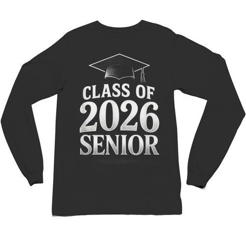 Class Of 2026 Senior Graduation School College Unisex Long Sleeve T-Shirt - Best Gift Smart