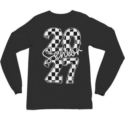 Class Of 2027 Shirt Graduation Senior 2027 Unisex Long Sleeve T-Shirt - Best Gift Smart