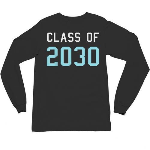 Class Of 2030 Graduation T-Shirt Unisex Long Sleeve T-Shirt - Best Gift Smart