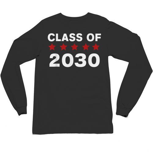 Class Of 2030 Shirt New Kindergarten Student Graduation Unisex Long Sleeve T-Shirt - Best Gift Smart