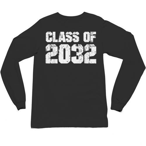 Class Of 2032 High School College Graduation Reunion T-Shirt Unisex Long Sleeve T-Shirt - Best Gift Smart