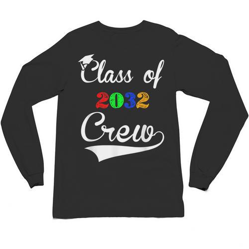 Class Of 2032 Kindergarten Back To School Graduation Unisex Long Sleeve T-Shirt - Best Gift Smart