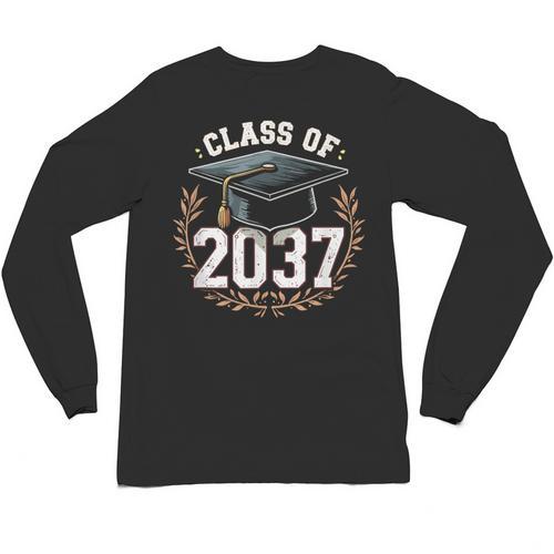 Class Of 2037 Graduation Unisex Long Sleeve T-Shirt - Best Gift Smart