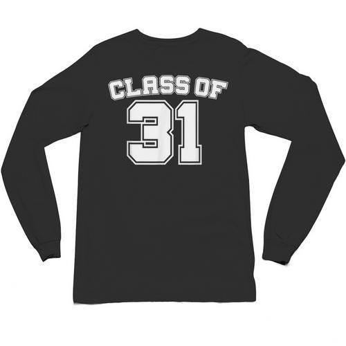 Class Of 31 2031 School Tee Shirt Graduation Class Party Unisex Long Sleeve T-Shirt - Best Gift Smart